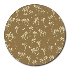 Tropical Pattern Round Mousepads by Valentinaart