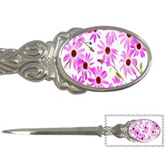 Pink Purple Daisies Design Flowers Letter Openers by Nexatart