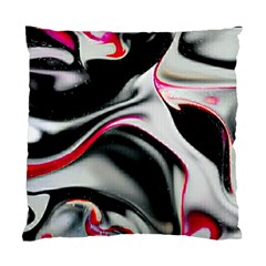 Pink And Black Smokey Design By Kiekie Strickland Standard Cushion Case (one Side) by flipstylezfashionsLLC