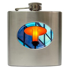 Orange Light Hip Flask (6 Oz) by FunnyCow