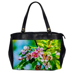 Crab Apple Flowers Office Handbags by FunnyCow