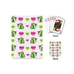 Dragons And Hearts Playing Cards (mini)  by IIPhotographyAndDesigns