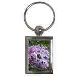 Lilac Bumble Bee Key Chains (Rectangle) 