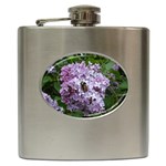 Lilac Bumble Bee Hip Flask (6 oz)