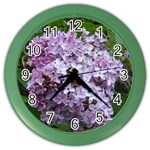 Lilac Bumble Bee Color Wall Clock