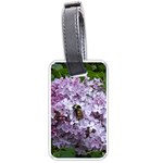 Lilac Bumble Bee Luggage Tags (One Side) 