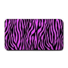 Zebra Stripes Pattern Trend Colors Black Pink Medium Bar Mats by EDDArt