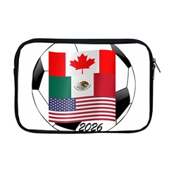 United Football Championship Hosting 2026 Soccer Ball Logo Canada Mexico Usa Apple Macbook Pro 17  Zipper Case by yoursparklingshop