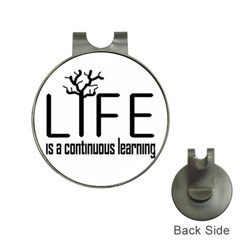 Life And Learn Concept Design Hat Clips With Golf Markers by dflcprints