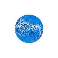 Blue Balloons In The Sky Golf Ball Marker by FunnyCow