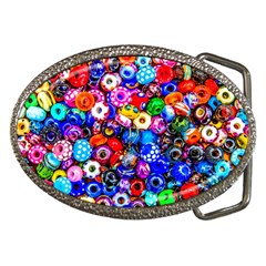 Colorful Beads Belt Buckles by FunnyCow