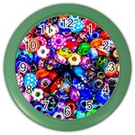 Colorful Beads Color Wall Clock