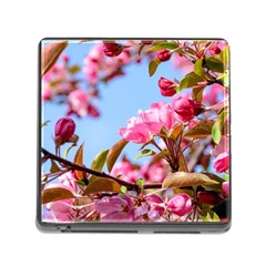 Crab Apple Blossoms Memory Card Reader (square 5 Slot) by FunnyCow
