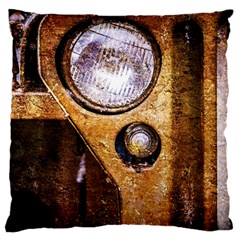 Vintage Off Roader Car Headlight Large Flano Cushion Case (one Side) by FunnyCow