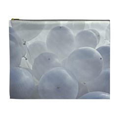 White Toy Balloons Cosmetic Bag (xl) by FunnyCow