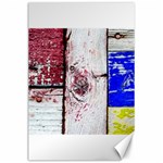 Abstract Art Of Grunge Wood Canvas 24  x 36 