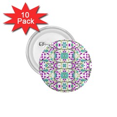 Colorful Modern Floral Baroque Pattern 7500 1 75  Buttons (10 Pack) by dflcprints