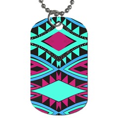 Ovals And Rhombus                                          Dog Tag (one Side)
