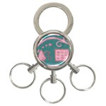 A Pink Dream 3-Ring Key Chains