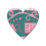 A Pink Dream Heart Magnet