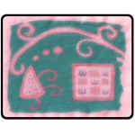 A Pink Dream Double Sided Fleece Blanket (Medium)  58.8 x47.4  Blanket Front