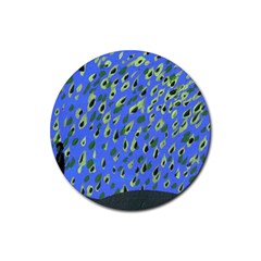 Raining Leaves Rubber Round Coaster (4 Pack) 