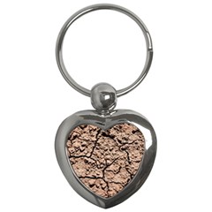 Earth  Light Brown Wet Soil Key Chains (heart)  by FunnyCow