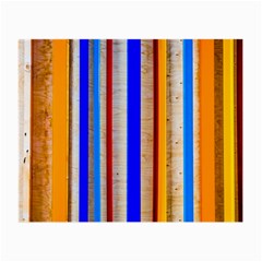 Colorful Wood And Metal Pattern Small Glasses Cloth (2-side) by FunnyCow