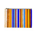 Colorful Wood And Metal Pattern Cosmetic Bag (Large)