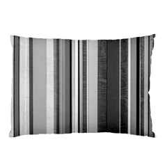 Shades Of Grey Wood And Metal Pillow Case by FunnyCow