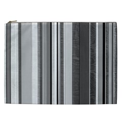 Shades Of Grey Wood And Metal Cosmetic Bag (xxl) by FunnyCow