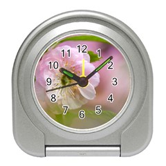 Single Almond Flower Travel Alarm Clock by FunnyCow