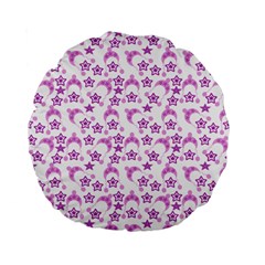 Violet Winter Hats Standard 15  Premium Round Cushions by snowwhitegirl