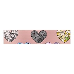 Gem Hearts And Rose Gold Velvet Scrunchie by NouveauDesign