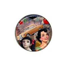 Out In The City Hat Clip Ball Marker (4 Pack) by snowwhitegirl