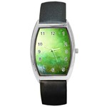 Galaxy Green Barrel Style Metal Watch