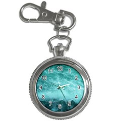Green Ocean Splash Key Chain Watches by snowwhitegirl