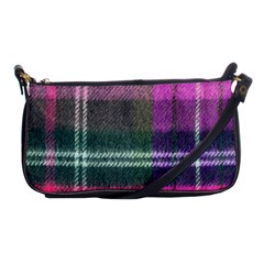 Pink Plaid Flannel Shoulder Clutch Bag by snowwhitegirl