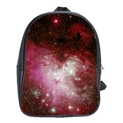 Nebula Red School Bag (large) by snowwhitegirl