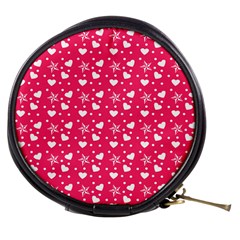Hearts And Star Dot Pink Mini Makeup Bags by snowwhitegirl