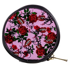 Pink Rose Vampire Mini Makeup Bags by snowwhitegirl