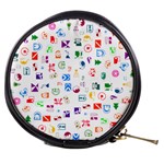 Colorful Abstract Symbols Mini Makeup Bags