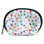 Colorful Abstract Symbols Accessory Pouch (Medium)