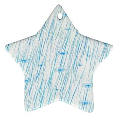 Let It Rain Star Ornament (two Sides) by FunnyCow