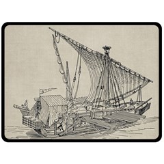 Ship 1515860 1280 Fleece Blanket (large)  by vintage2030