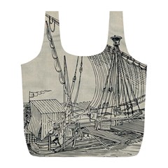 Ship 1515860 1280 Full Print Recycle Bag (l) by vintage2030