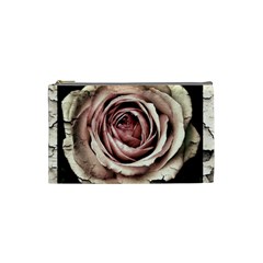 Vintage Rose Cosmetic Bag (small) by vintage2030