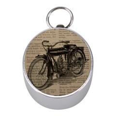 Bicycle Letter Mini Silver Compasses by vintage2030