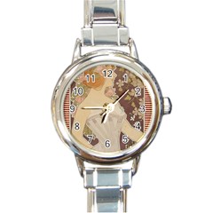 Vintage 1370065 1920 Round Italian Charm Watch by vintage2030