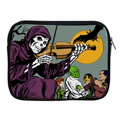 Playing Skeleton Apple Ipad 2/3/4 Zipper Cases by vintage2030